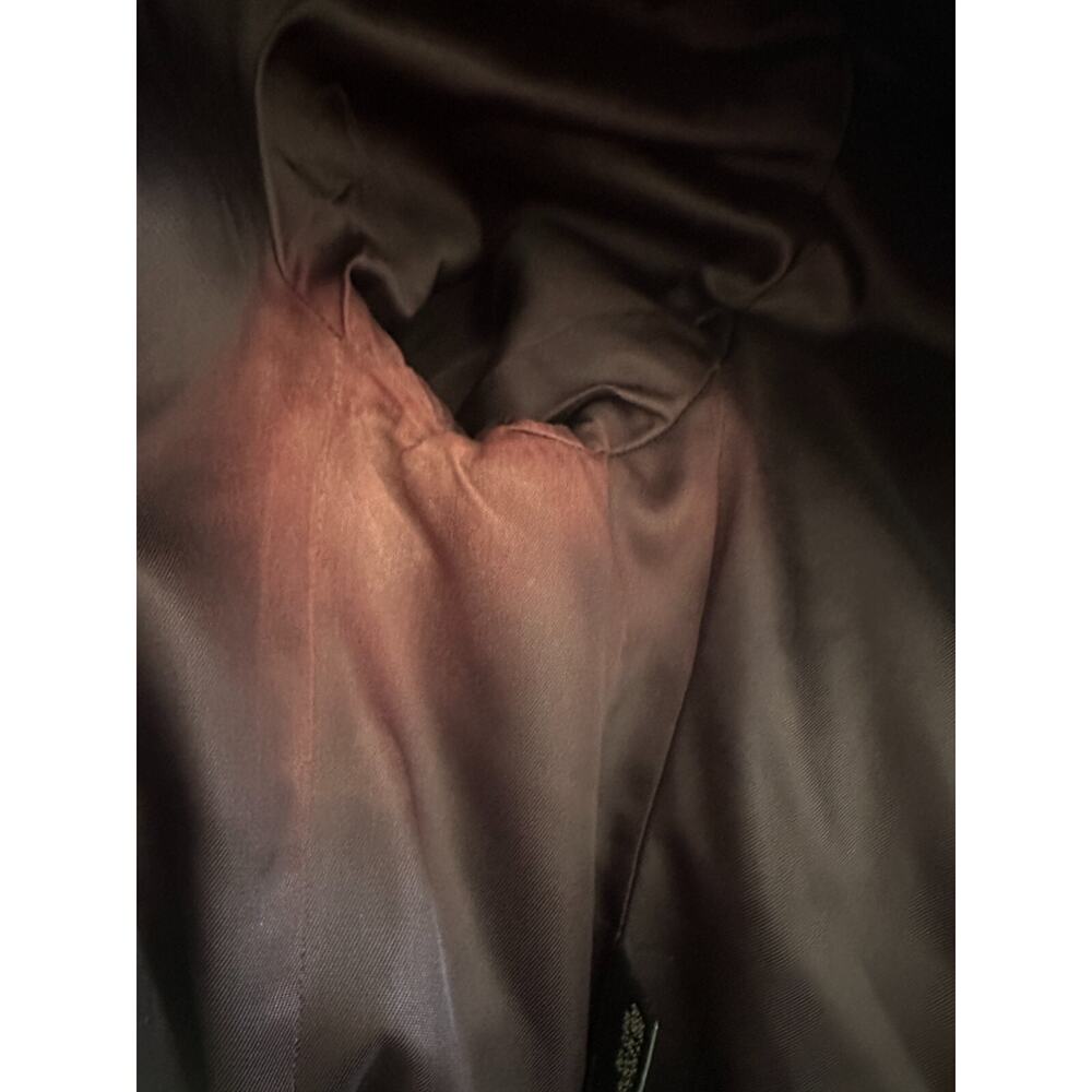 *Flaw Lauren Ralph Lauren Crown Crest 100% Wool Blazer Jacket Navy Womens Size 6 - Picture 13 of 16